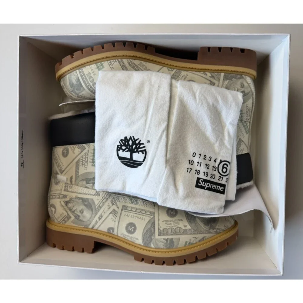 Supreme MM6 Maison Margiela Timberland $100 Bills 6